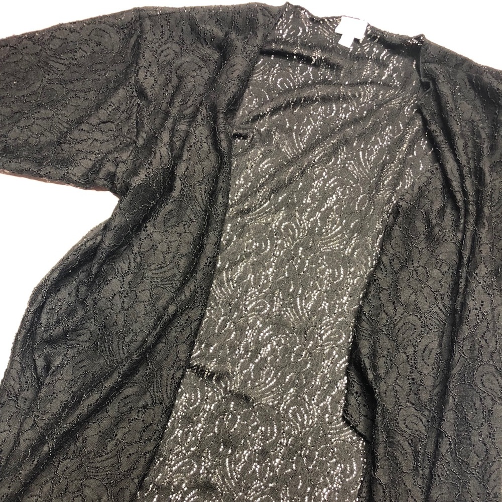 Medium Black Lace LuLaRoe Shirley